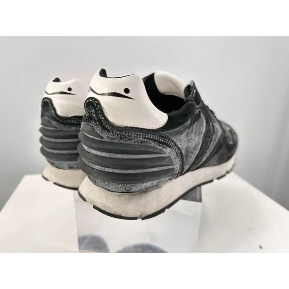 Voile Blanche Black Suede/Gray Stain Running Sneakers Size 44/11-USA