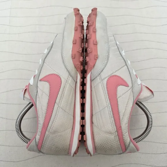 VTG Nike Womens Waffle Racer 2 II Pink Cream Shoes Sneakers 303919-281 Size 7