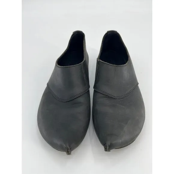 Walk Handmade Shoes Black Leather Pointy Toe Sz 39 Elf Avant Garde