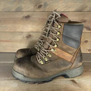 wolverine cabor EXP mens size 11 wide shoes brown leather waterproof work boots