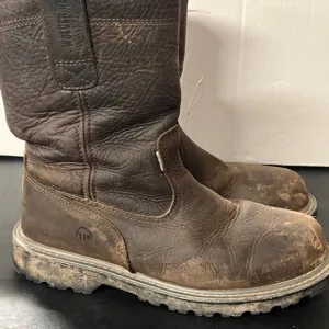 Wolverine Floorhand ‎ Steel Toed Leather Boots Sz 8.5EW (Extra Wide) GS5