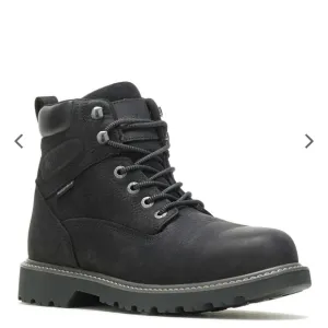 Wolverine Men's  Floorhand Black Leather Upper work Boots Size 13M Steel…