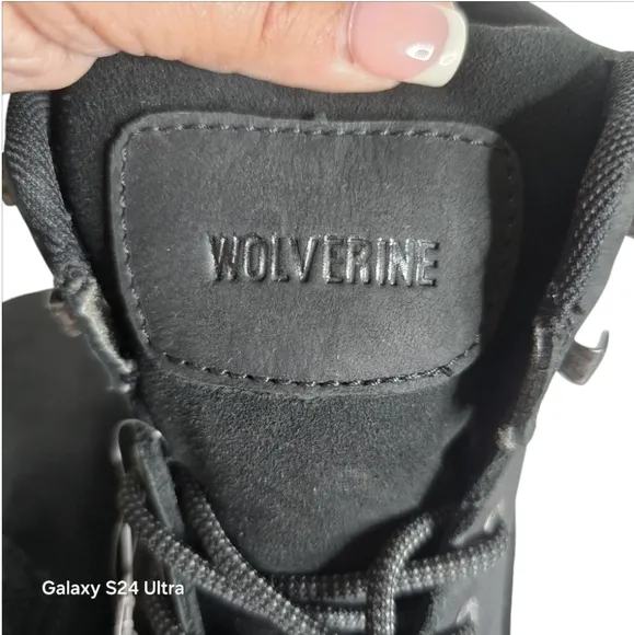 Wolverine Men's  Floorhand Black Leather Upper work Boots Size 13M Steel…