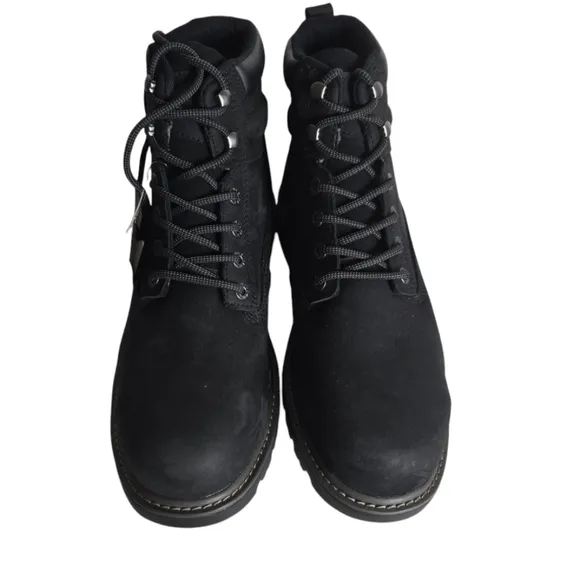 Wolverine Men's  Floorhand Black Leather Upper work Boots Size 13M Steel…
