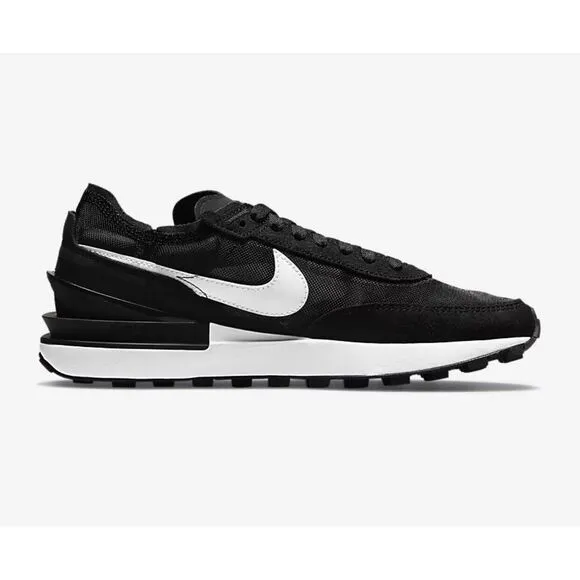 Women’s New Nike Waffle One Black‎ White Size 6 DC2533-001