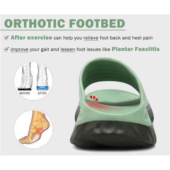 Womens Recovery Sandals With Comfortable Plantar Fasciitis