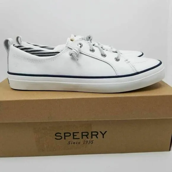 Womens Sperry Crest Vibe 85th Anniversary Sneakers White STS85303 Size 11M