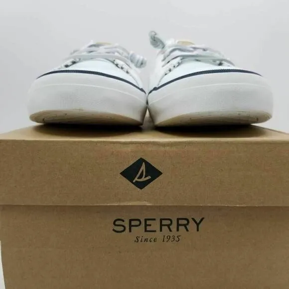 Womens Sperry Crest Vibe 85th Anniversary Sneakers White STS85303 Size 11M