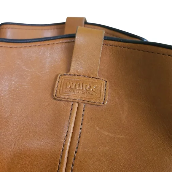 Word By Red Wing Shoes Work Boots Steel Toe Pull On Brown Leather