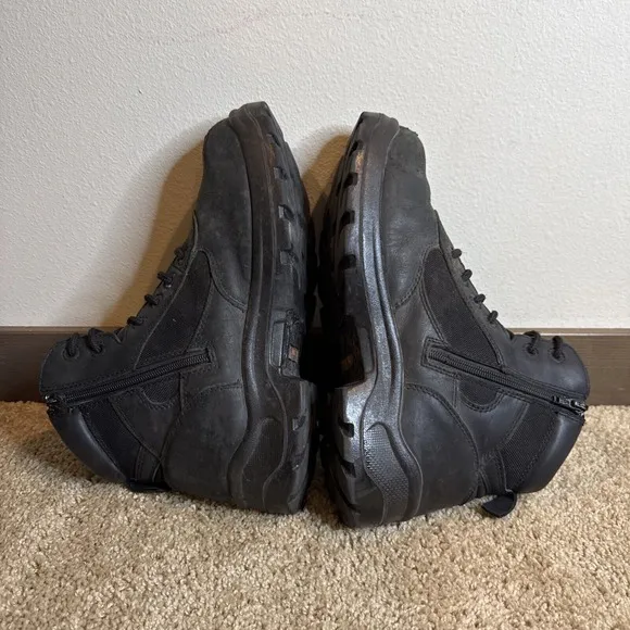 Worx By Red Wing Boots Mens 11.5WW Steel Toe Safety Black ASTM F2413-18