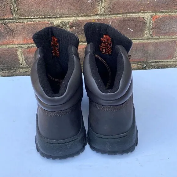 Worx by Red Wing Brown Steel Toe Boots Size 9.5 NEW