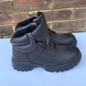 Worx by Red Wing Brown Steel Toe Boots Size 9.5 NEW