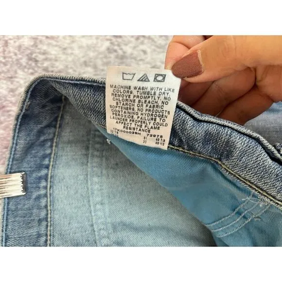 Wrangler Jeans Women's 7 x 30 Blue FR Flame Resistant Style FRCVW1V Work Safety