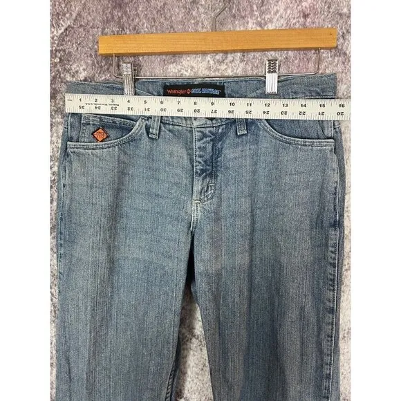Wrangler Jeans Women's 7 x 30 Blue FR Flame Resistant Style FRCVW1V Work Safety