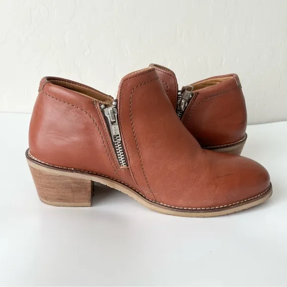 Xena GRAVITY SAFETY toe leather ankle boots 8