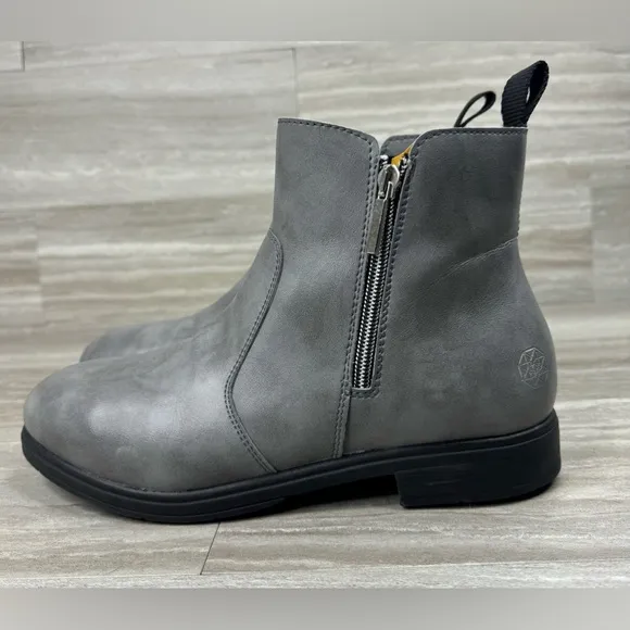 Xena Omega Steel Toe Vegan EH Safety Boots Womens 8.5