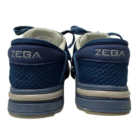 Zeba Hands Free Slip On Sneakers Womens 8 Blue Orthopedic Comfort Walking Shoes