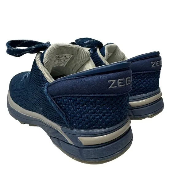Zeba Hands Free Slip On Sneakers Womens 8 Blue Orthopedic Comfort Walking Shoes