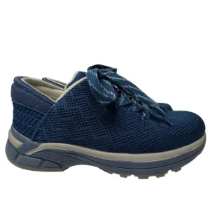 Zeba Hands Free Slip On Sneakers Womens 8 Blue Orthopedic Comfort Walking Shoes