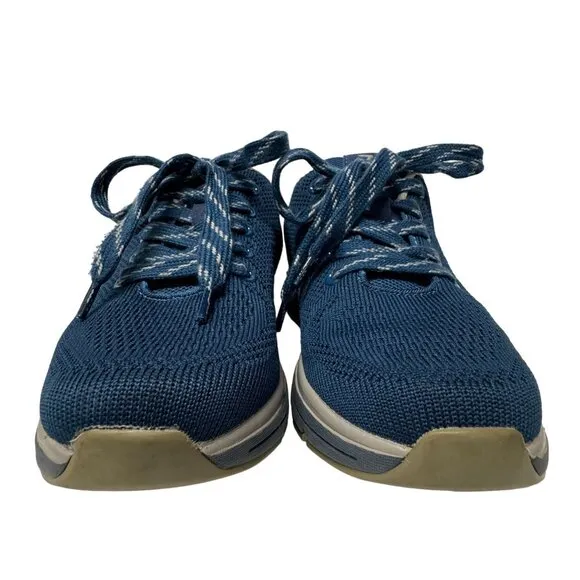 Zeba Hands Free Slip On Sneakers Womens 8 Blue Orthopedic Comfort Walking Shoes