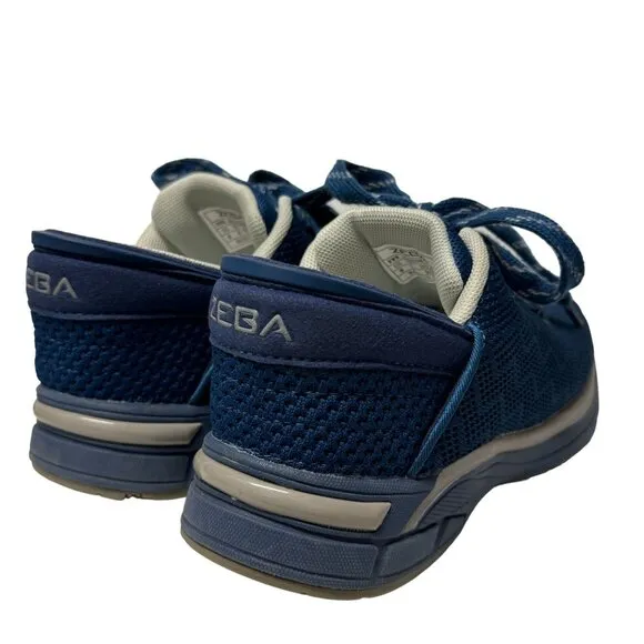 Zeba Hands Free Slip On Sneakers Womens 8 Blue Orthopedic Comfort Walking Shoes