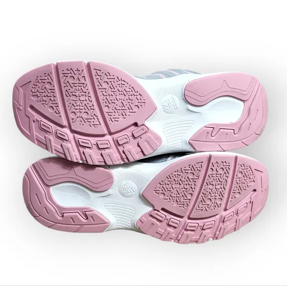 ZEBA Hands-free Sneakers in Rose Pink Gray Size 10