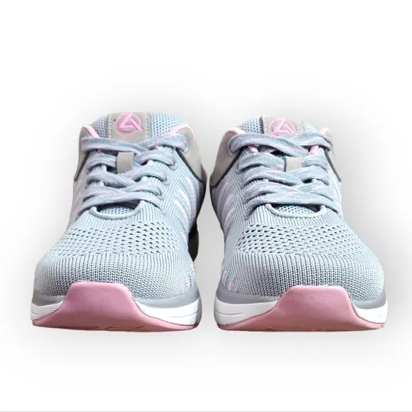 ZEBA Hands-free Sneakers in Rose Pink Gray Size 10