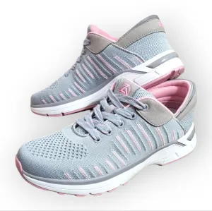 ZEBA Hands-free Sneakers in Rose Pink Gray Size 10
