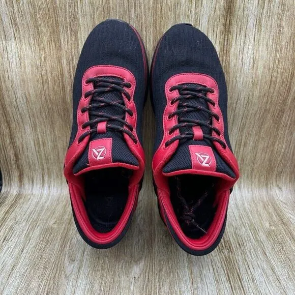 Zeba Handsfree Men's Size 12 Sneakers Black Red Mesh Shoes Walking Comfort‎