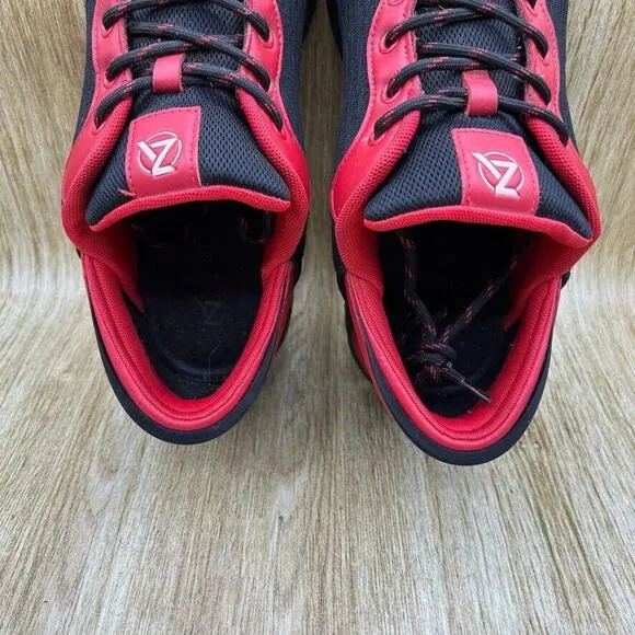 Zeba Handsfree Men's Size 12 Sneakers Black Red Mesh Shoes Walking Comfort‎
