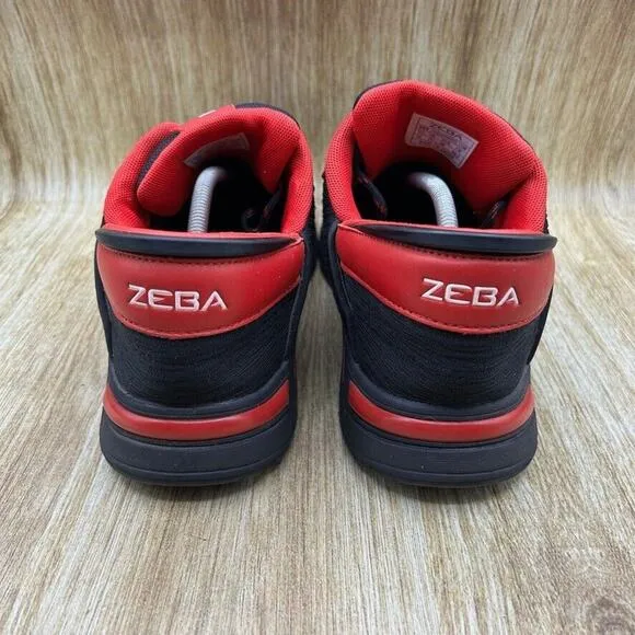 Zeba Handsfree Men's Size 12 Sneakers Black Red Mesh Shoes Walking Comfort‎