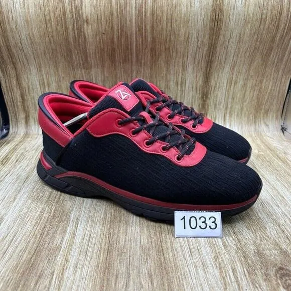 Zeba Handsfree Men's Size 12 Sneakers Black Red Mesh Shoes Walking Comfort‎