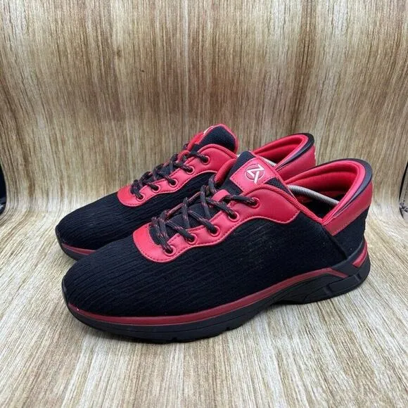Zeba Handsfree Men's Size 12 Sneakers Black Red Mesh Shoes Walking Comfort‎